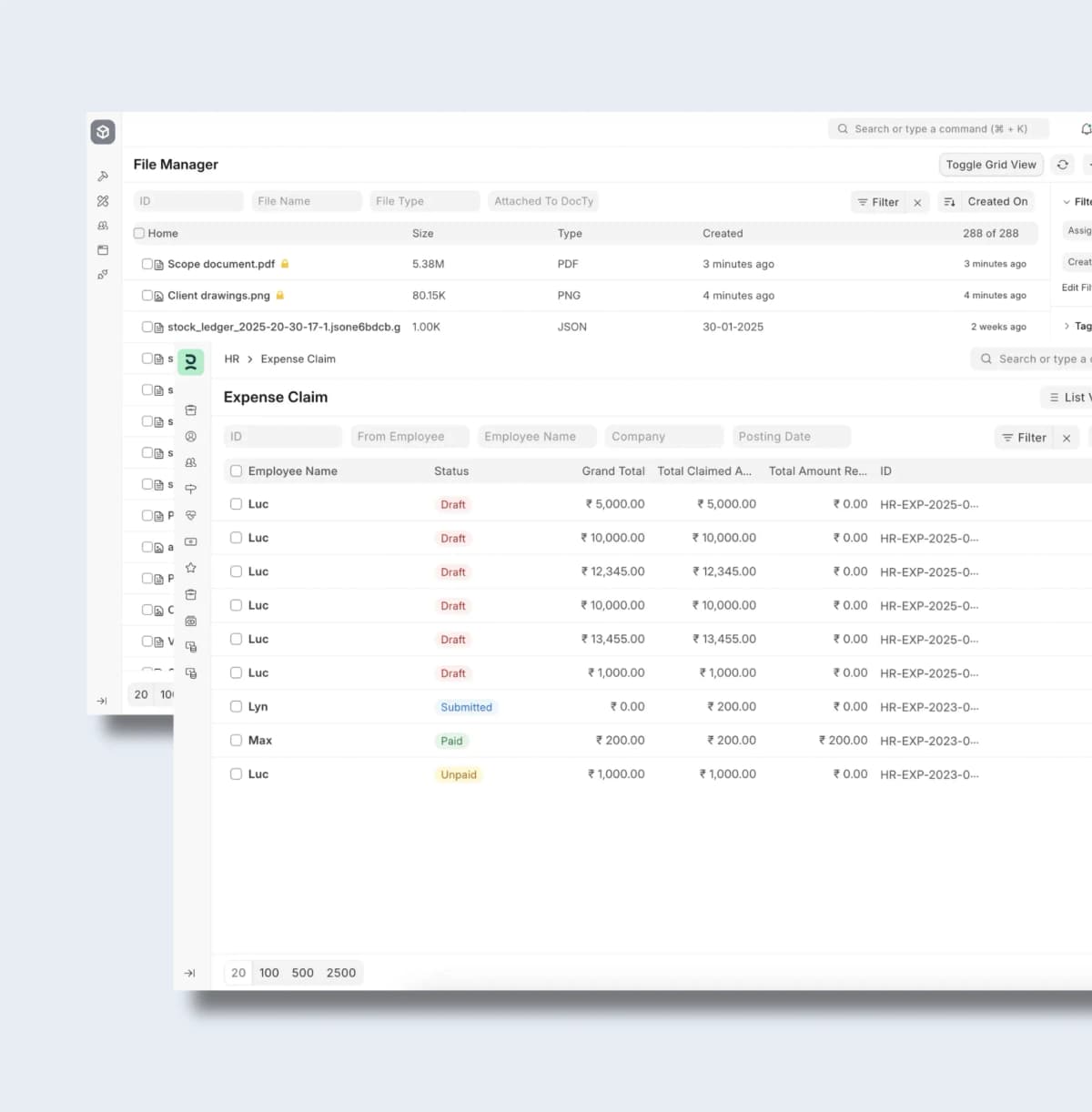 Streamlined Projects & Billing
