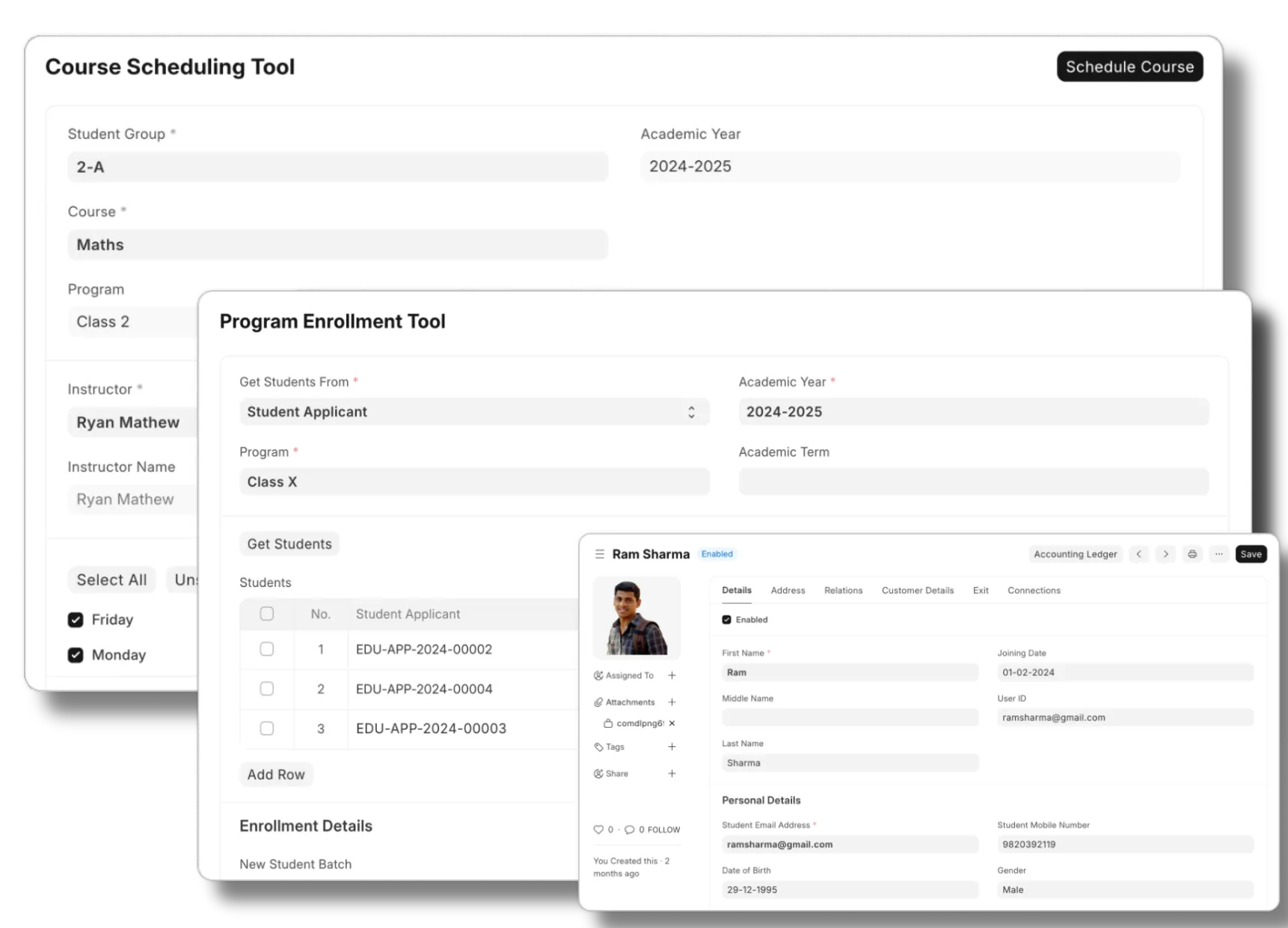 Education dashboard