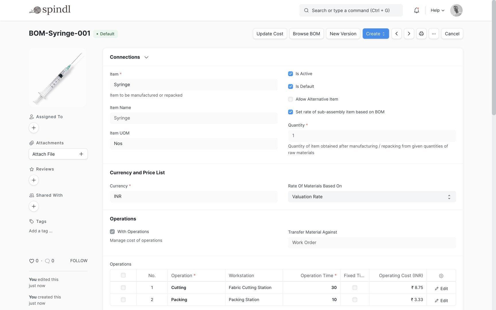 Pharma Manufacturing dashboard