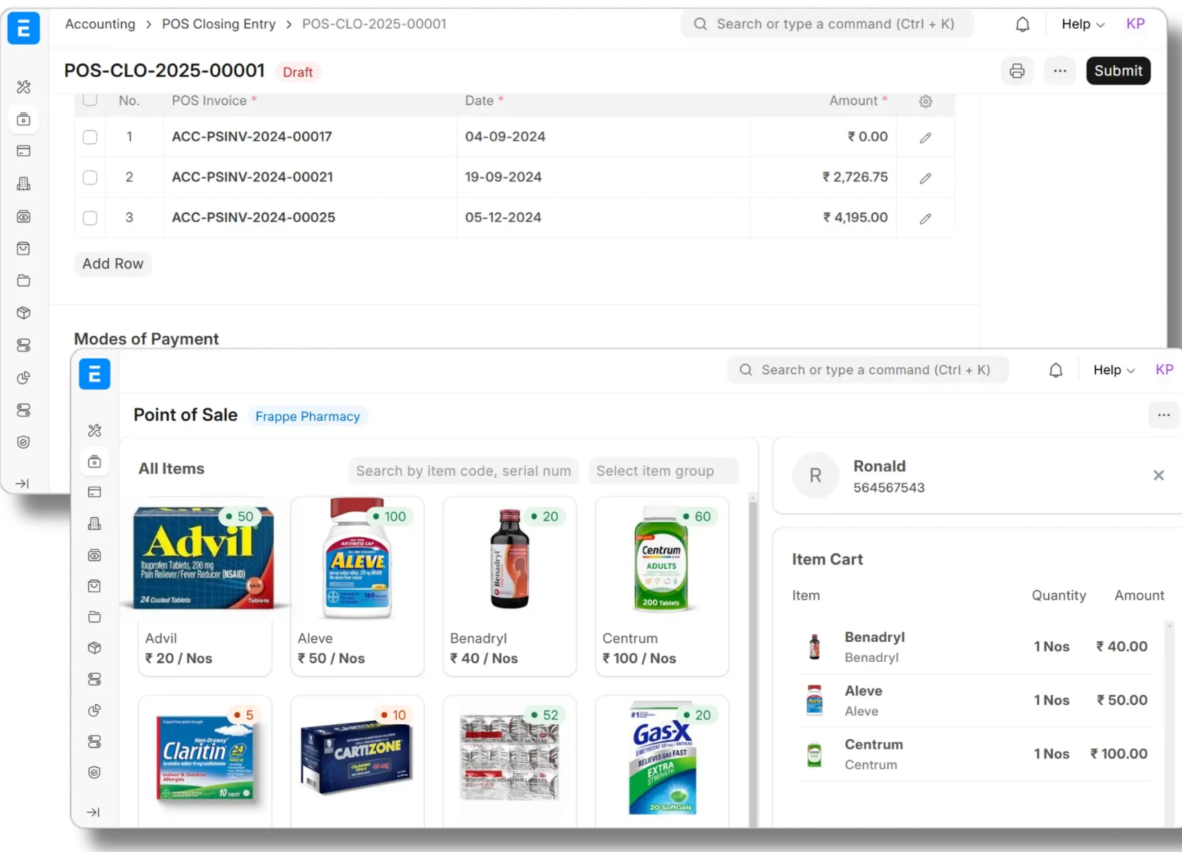 Retail (B2C) dashboard
