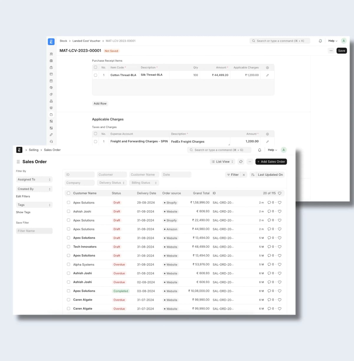 Real-time inventory across every location